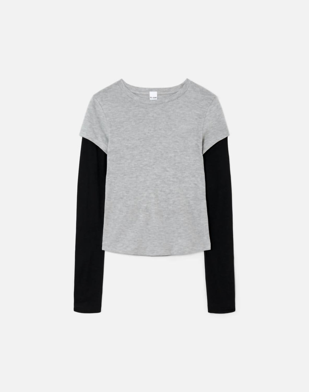 Women's Slim Layer Long Sleeve Top In Grey/black
