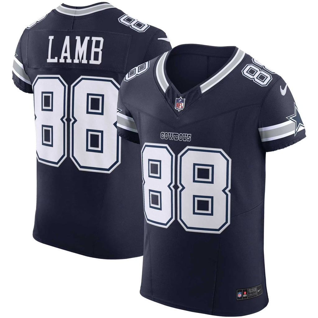 Dallas Cowboys CeeDee Lamb Navy Vapor F.U.S.E. Elite Jersey
