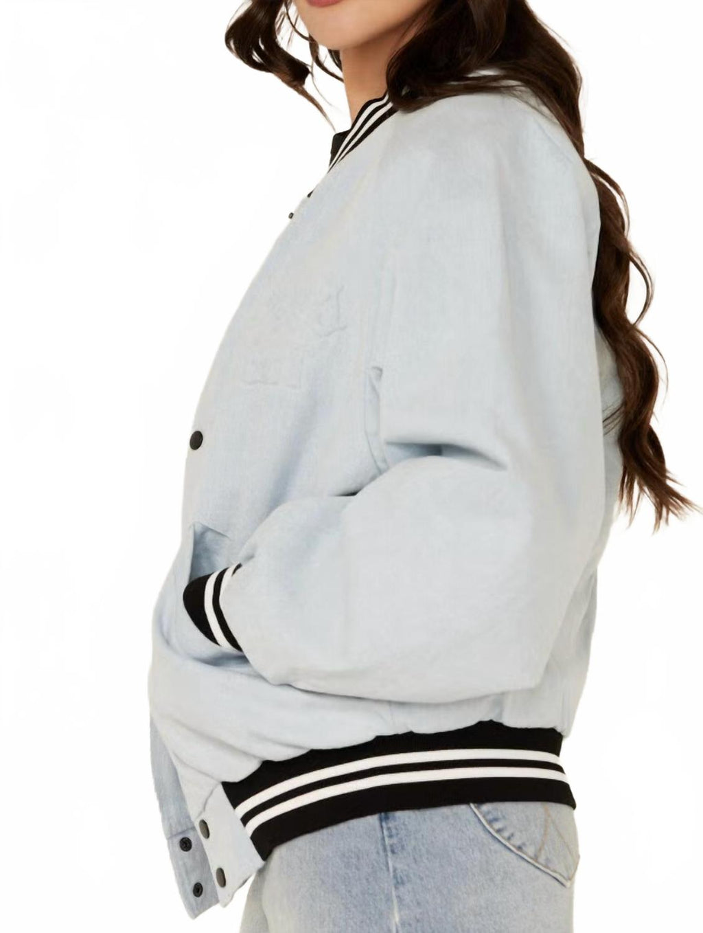 Coors Bomber Jacket In Denim