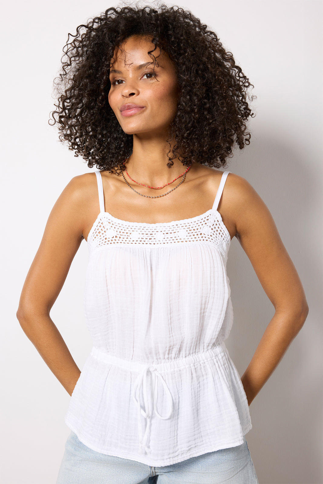 Women's Emelie Waist Tie Tank Top