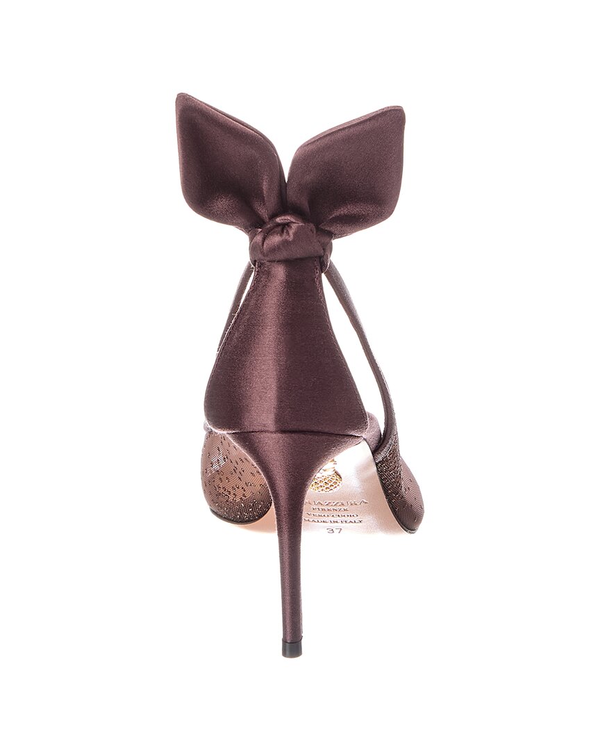 Aquazzura Aquazzura Decollete Mesh & Satin Pump