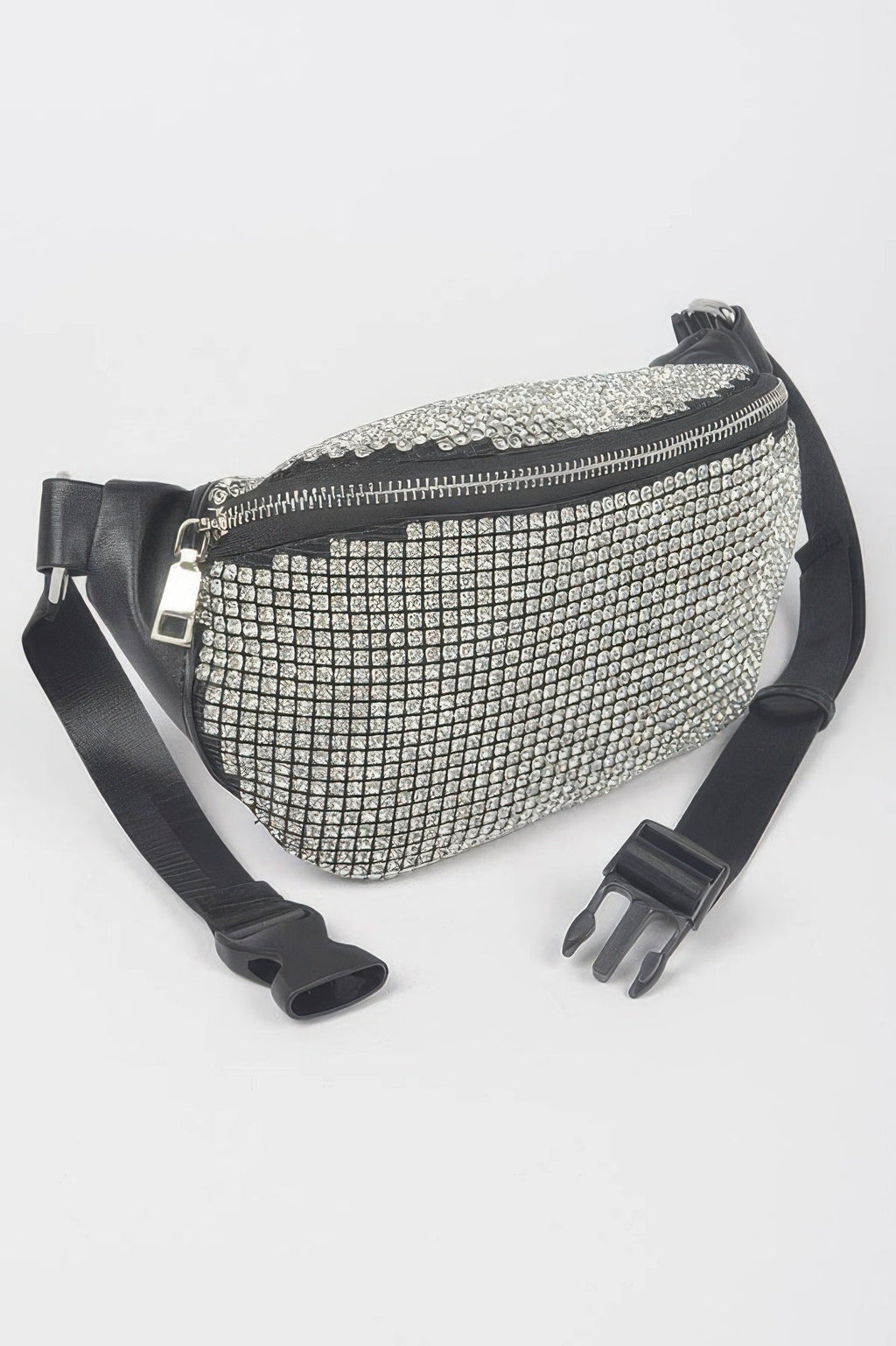 Rhinestone Mesh Fanny Pack