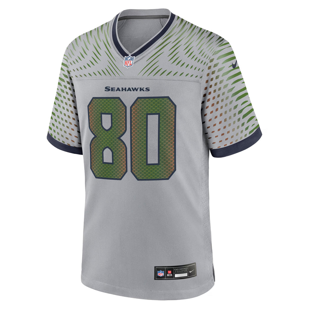 Seattle Seahawks Steve Largent Wolf Gray 2025 Rivalries Collection Retired Player Game Jersey