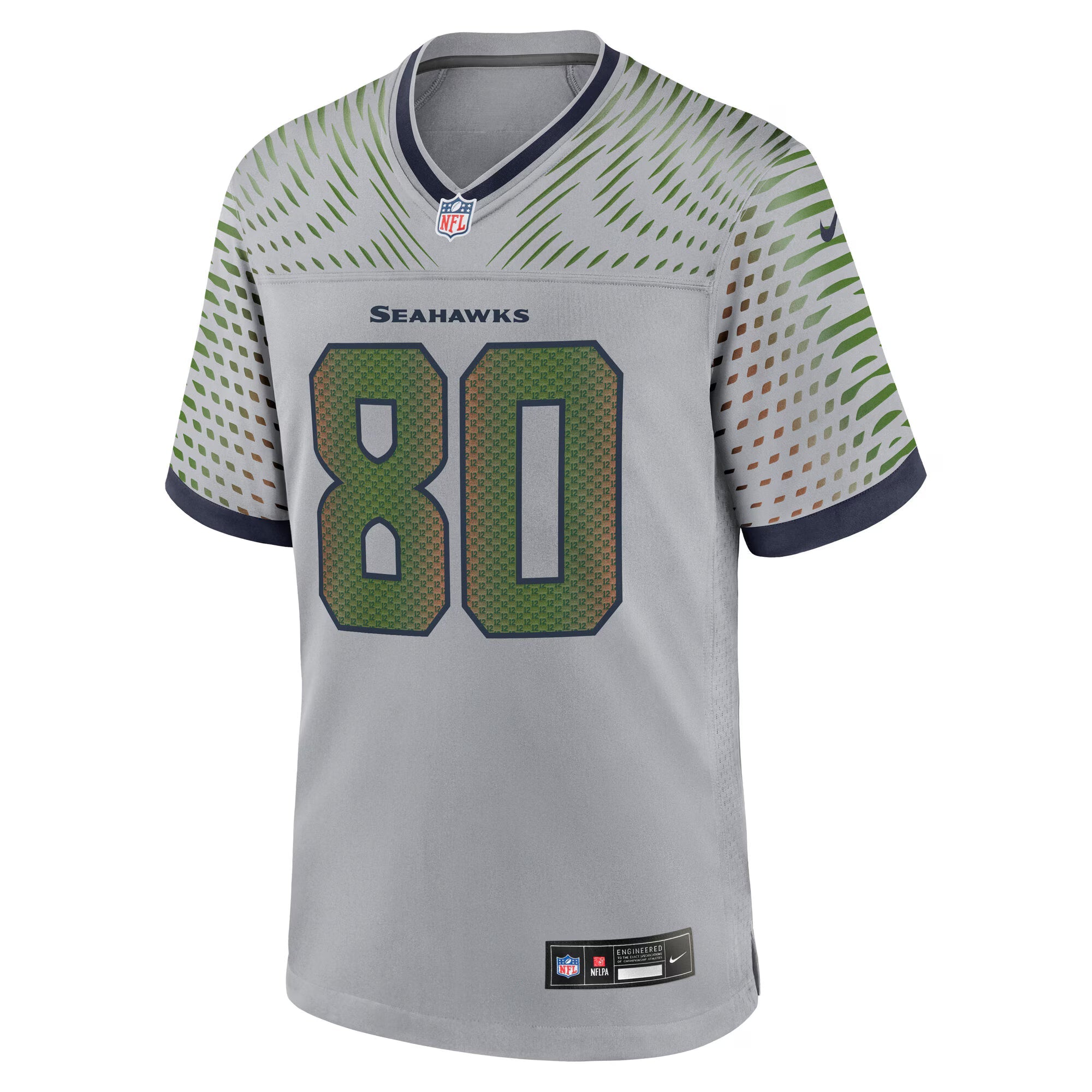 Seattle Seahawks Steve Largent Wolf Gray 2025 Rivalries Collection Retired Player Game Jersey