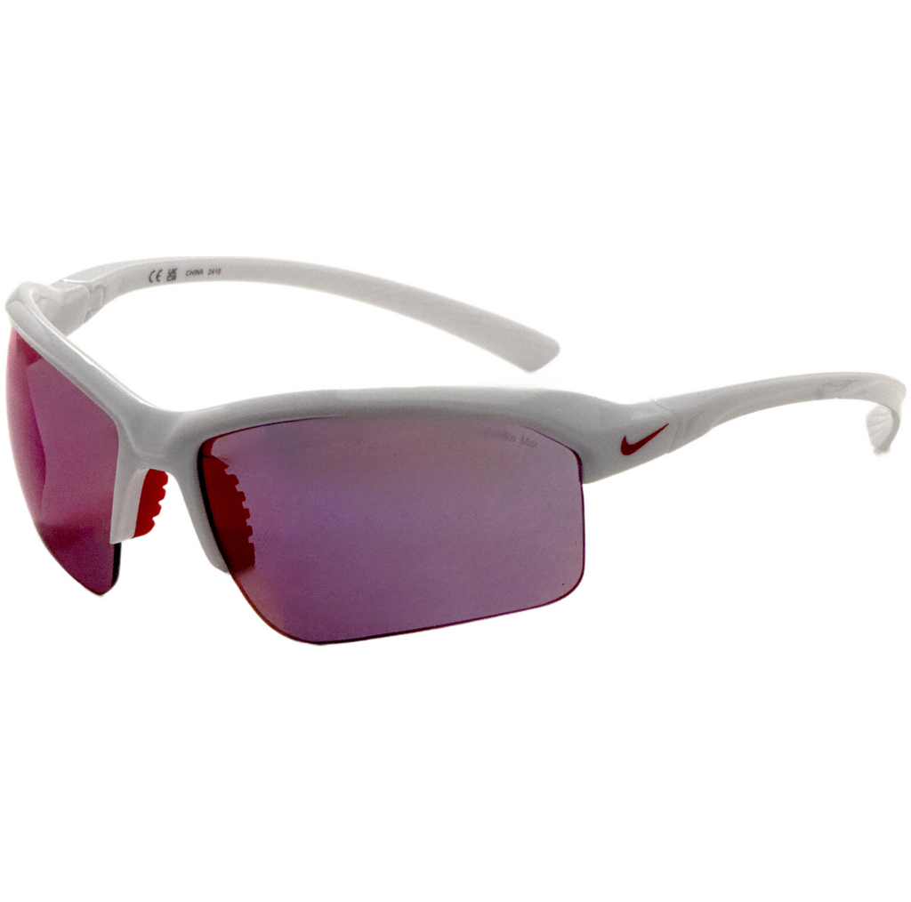 Nike Men's 70 mm White Sunglasses