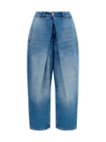 Balmain Women Barrel Denim Jeans