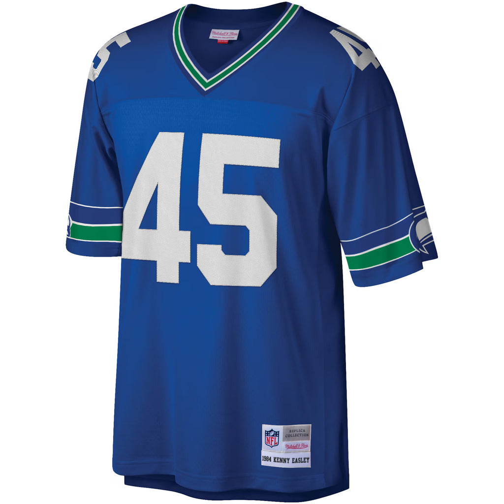Seattle Seahawks Kenny Easley Mitchell & Ness Royal Legacy Replica Jersey