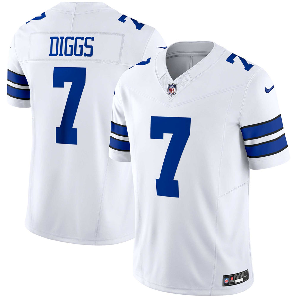Dallas Cowboys Trevon Diggs White Vapor F.U.S.E. Limited Jersey