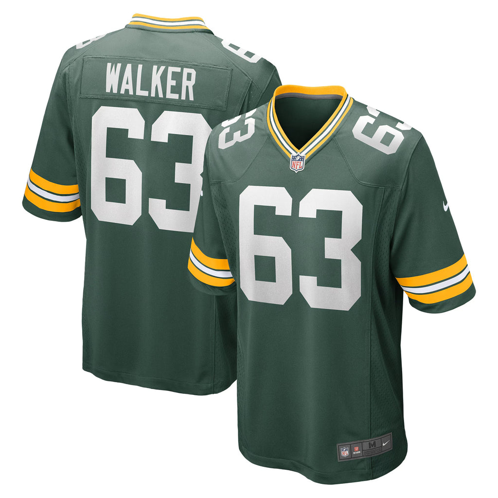 Green Bay Packers Rasheed Walker Green Game Player Jersey