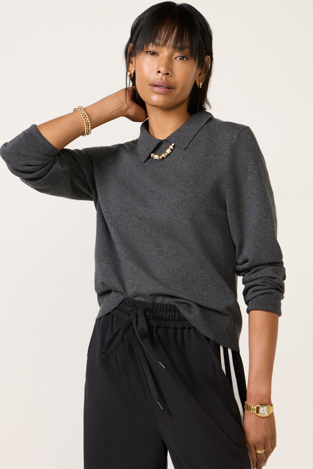Women's Monica Polo Sweater Top
