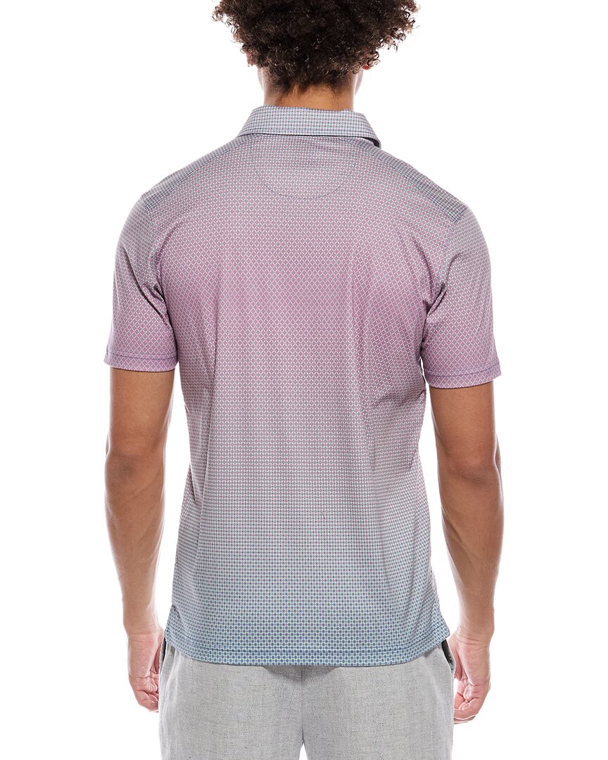 Raffi Ombre Printed Polo Shirt