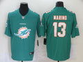 Men's Miami Dolphins Dan Marino #13 Green Player Game jersey