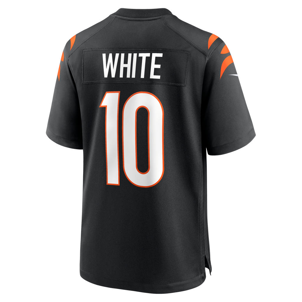 Cincinnati Bengals Mike White Black Team Game Jersey