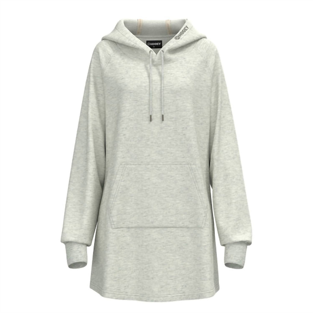 Women's Corpus Hoody Dress In Heather Grey