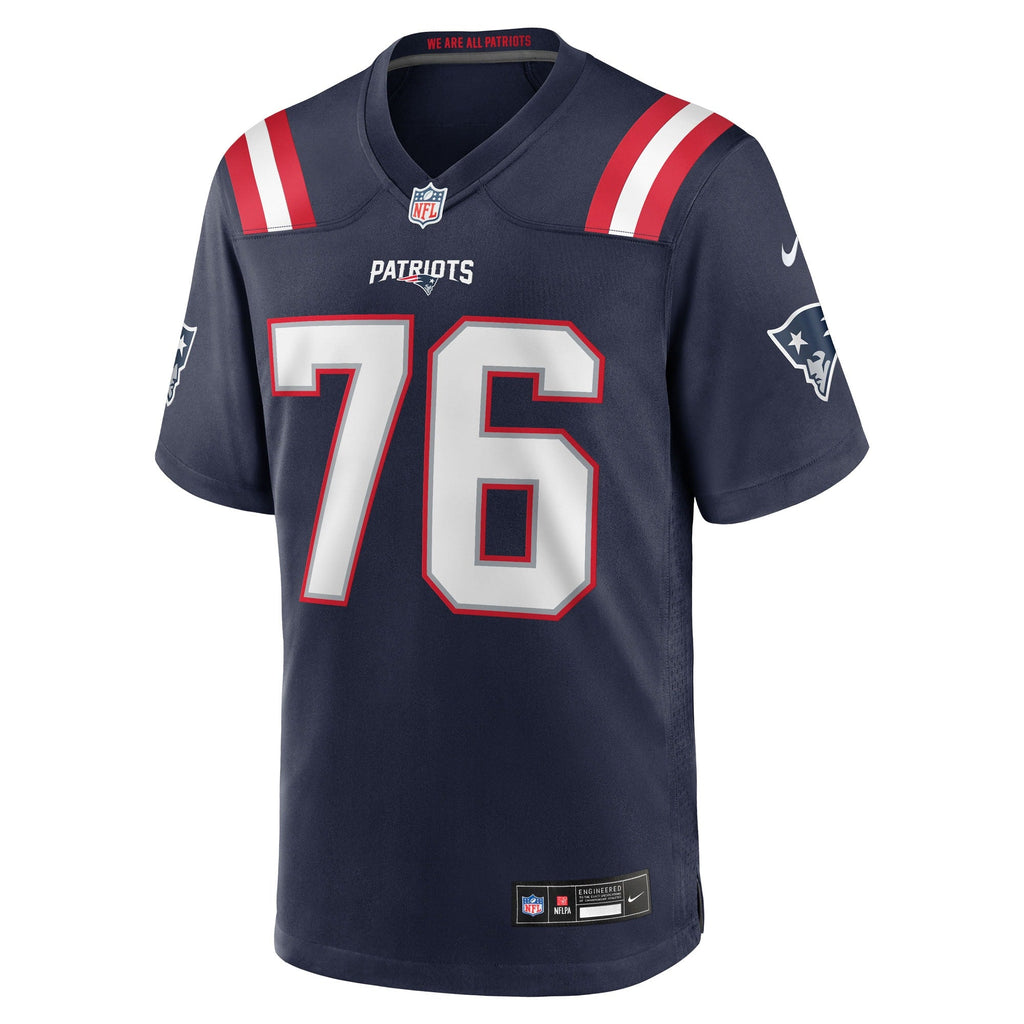 New England Patriots Morgan Moses Navy Team Game Jersey