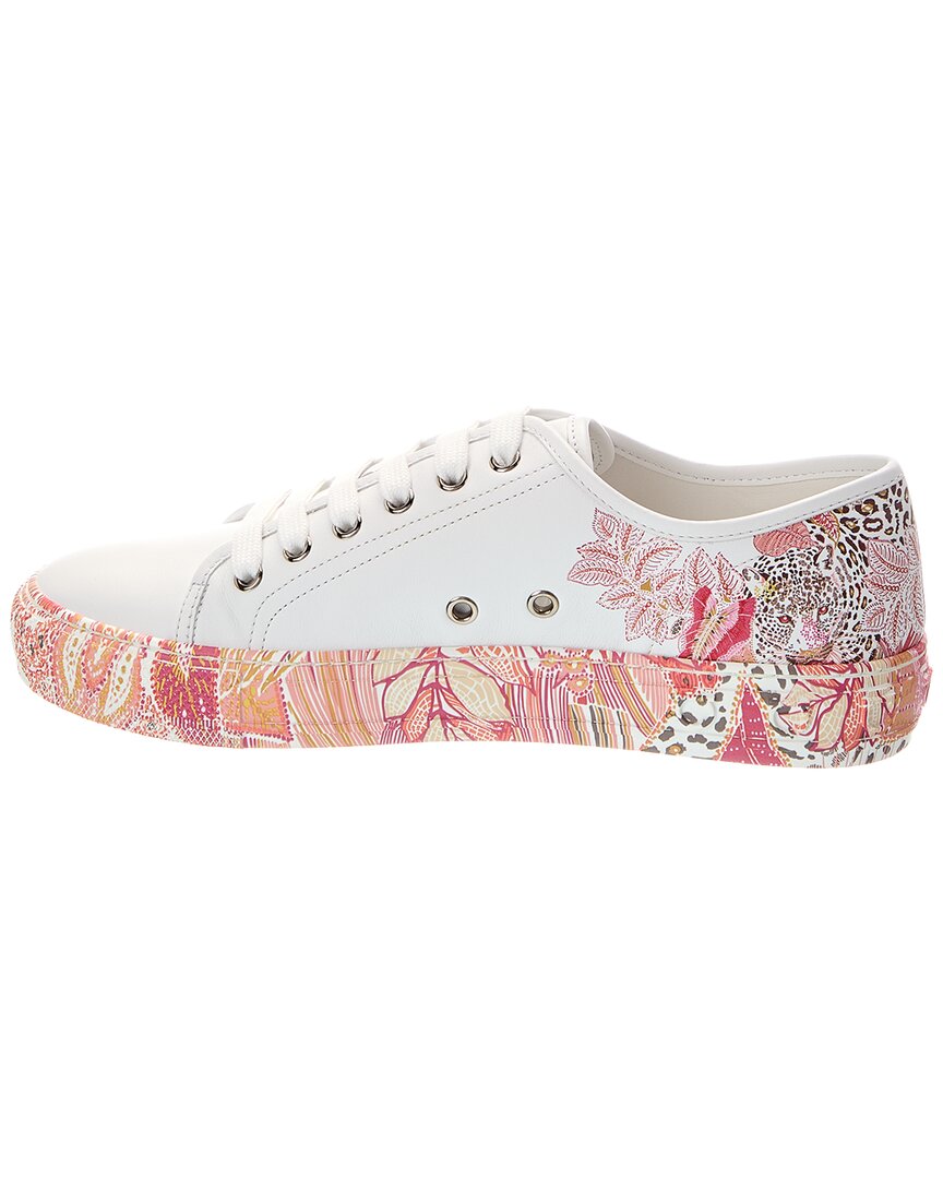 Ferragamo Borg Cubic Leather Sneaker