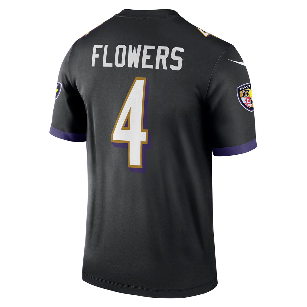 Baltimore Ravens Zay Flowers Black Legend Player Performance Top