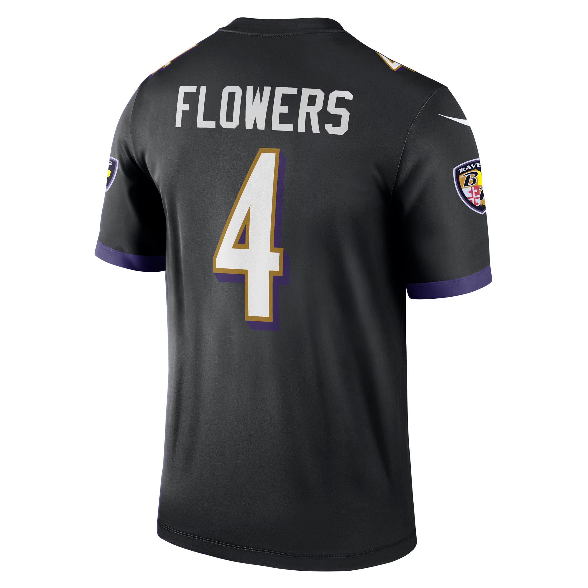 Baltimore Ravens Zay Flowers Black Legend Player Performance Top