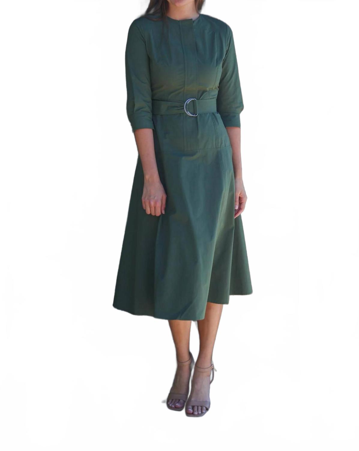 Gianna Dress In Oliver Green