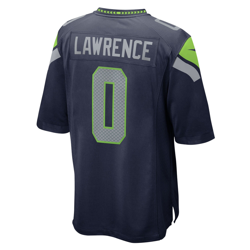 Seattle Seahawks DeMarcus Lawrence College Navy Team Game Jersey
