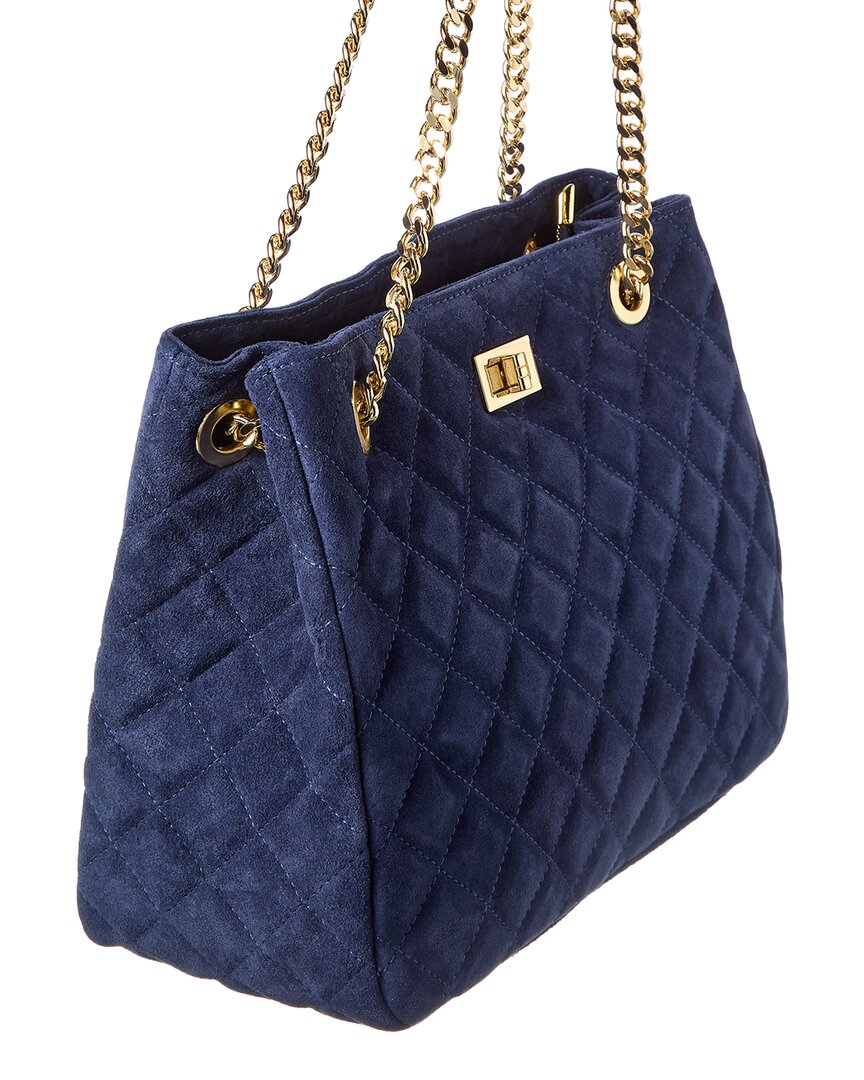 Isabella Rossetti Ravenna Suede Handbag