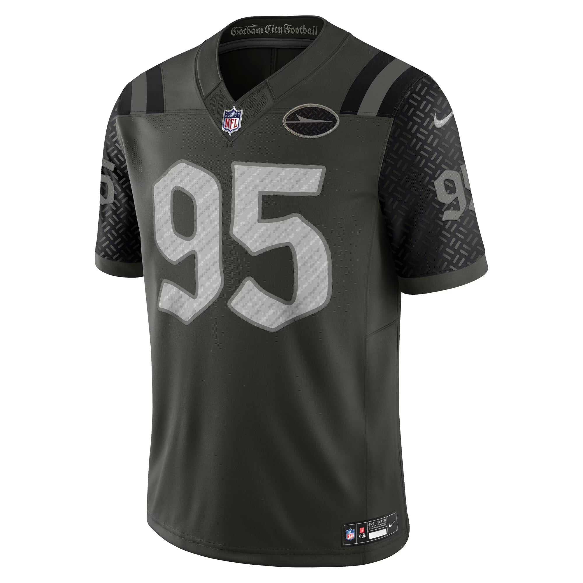 New York Jets Quinnen Williams Gotham Green 2025 Rivalries Collection Limited Jersey