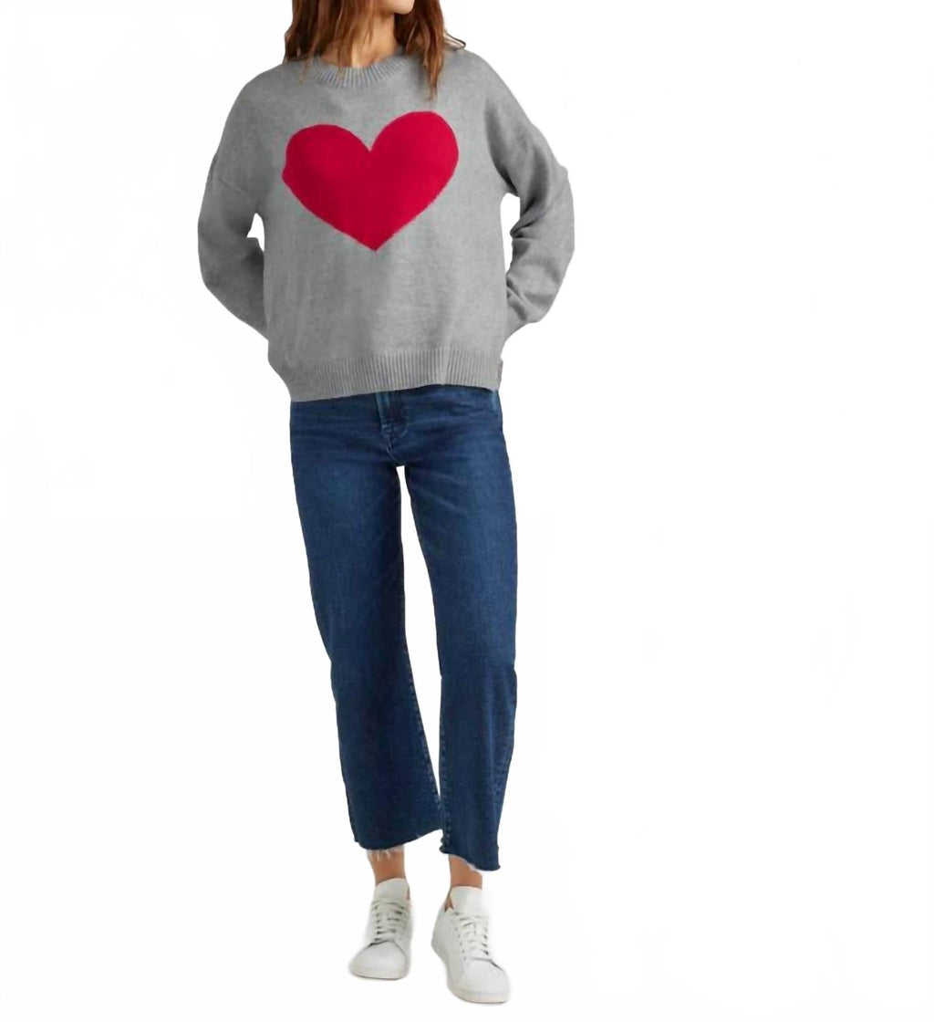 Layton Love Sweater In Grey