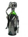 Businessman Wine Bottle Holder In Metallic