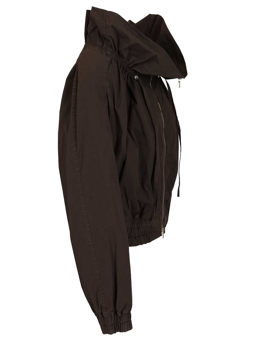 Dries Van Noten Women Cotton Blend Ruffled Jacket