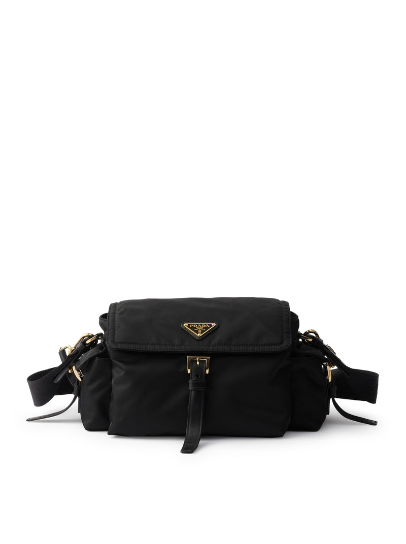 Prada Women Explore Medium Re-Nylon Bag With Flap