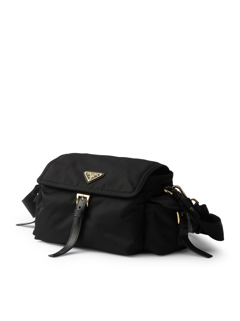 Prada Women Explore Medium Re-Nylon Bag With Flap