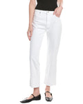 7 For All Mankind Logan White Stovepipe Jean