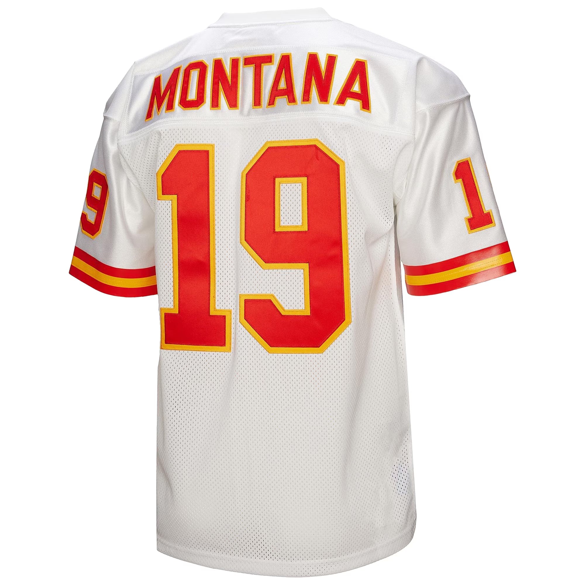 Kansas City Chiefs 1994 Joe Montana Mitchell & Ness White Authentic Throwback Retired Player Jersey