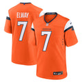 Denver Broncos John Elway Orange Mile High Collection Retired Player Game Jersey