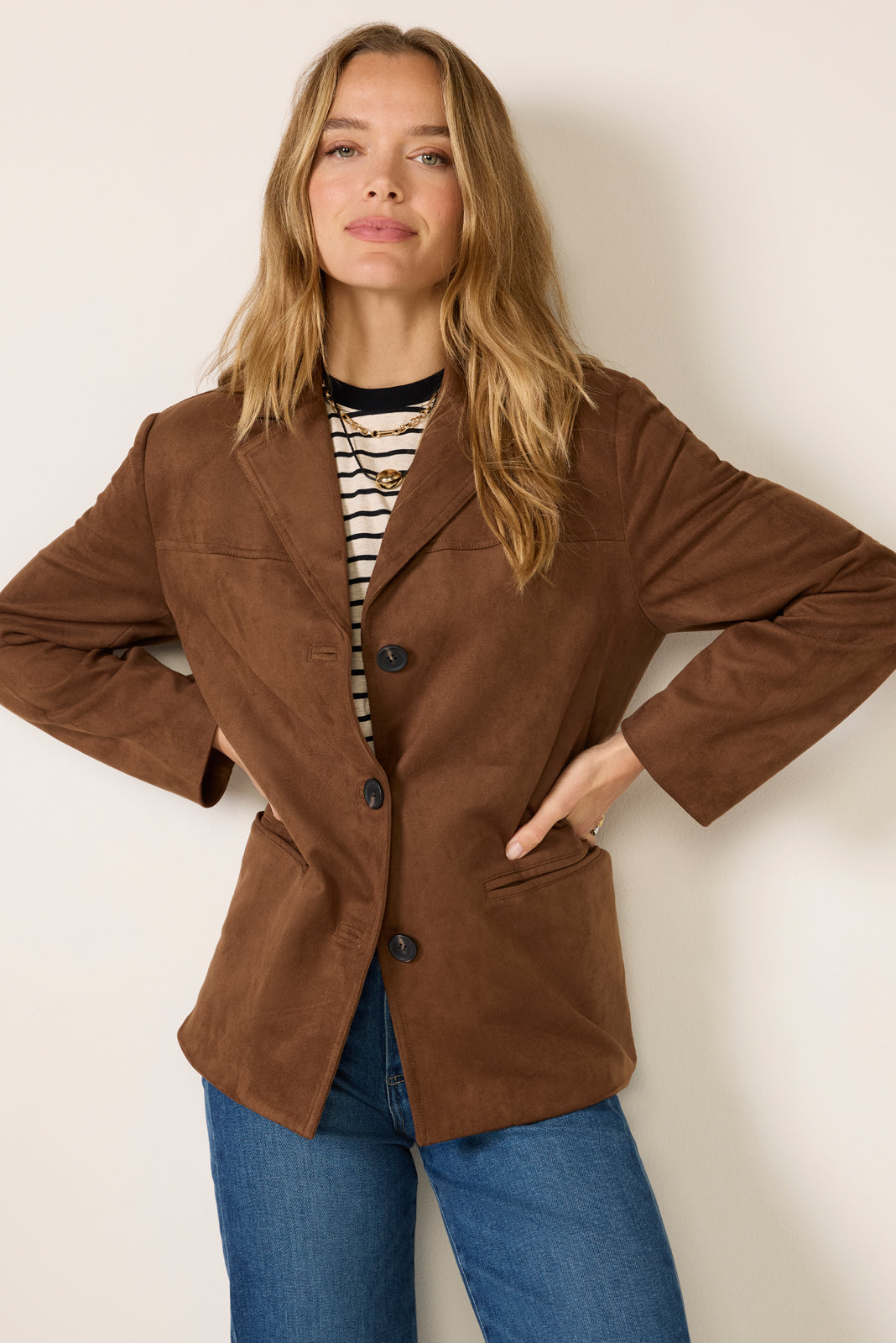 Women's Salie Faux Suede Jacket