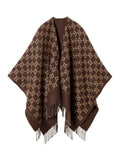 Gucci Women Gg Wool Jacquard Cape