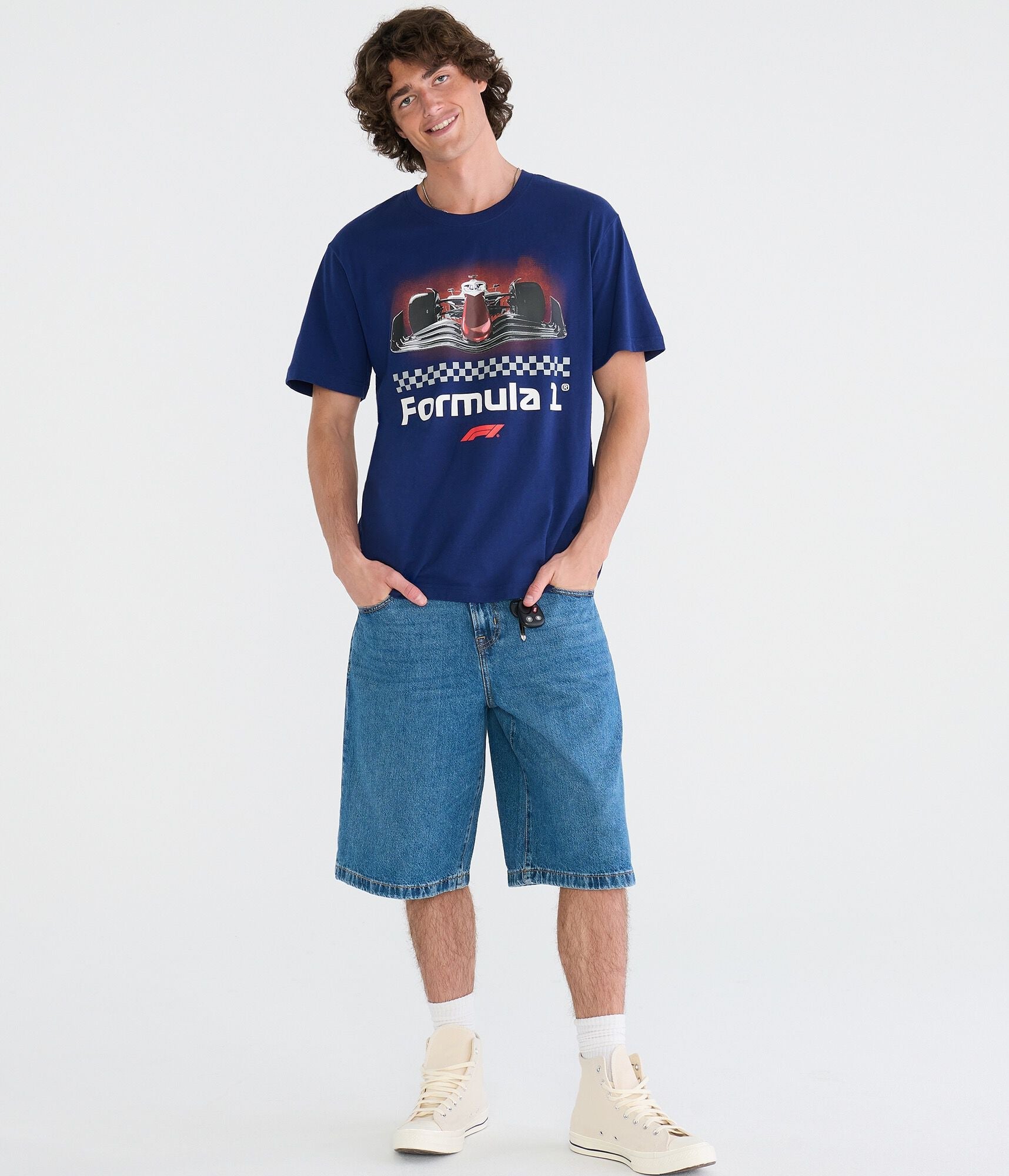 Aeropostale Formula 1 Race Winner Relaxed Graphic Tee