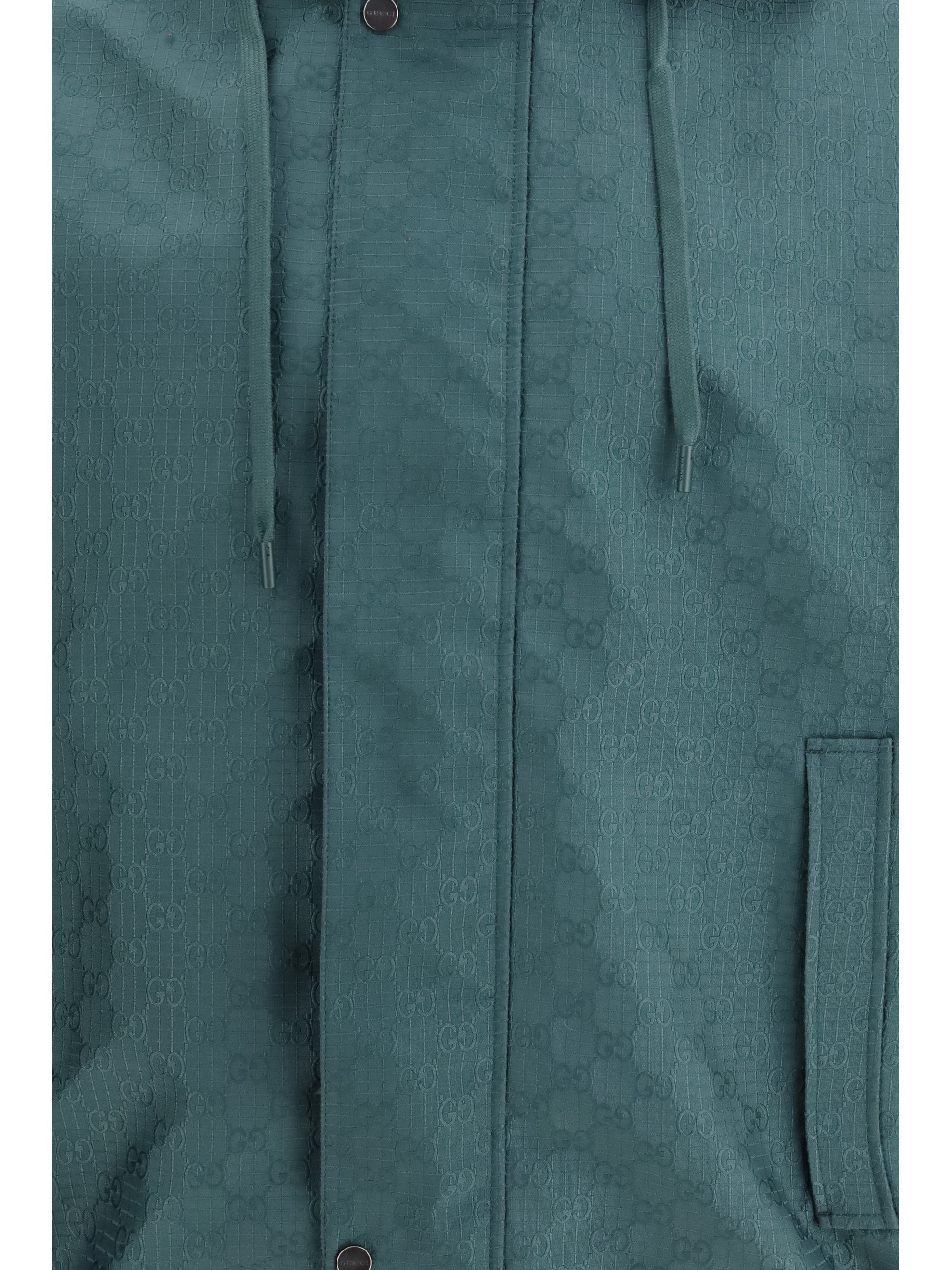 Gucci Men Reversible Cotton Ripstop Jacket