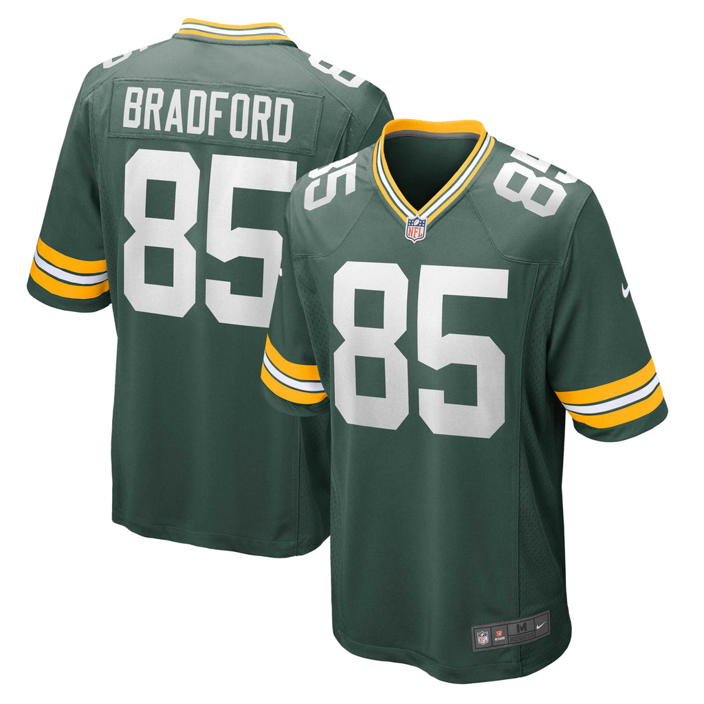 Green Bay Packers Corey Bradford Green Retired Player Jersey