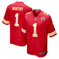 Kansas City Chiefs Xavier Worthy Red Player Game Jersey