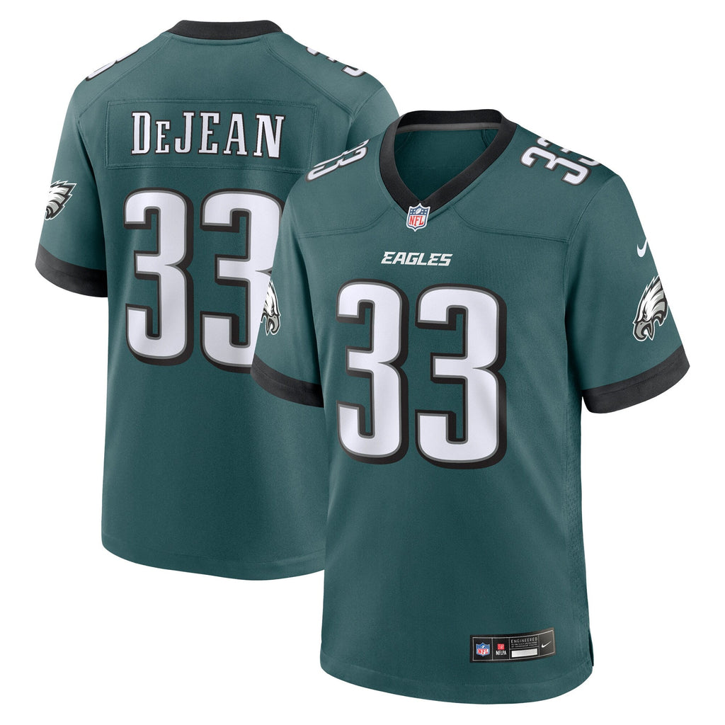 Philadelphia Eagles Cooper DeJean Green Game Jersey