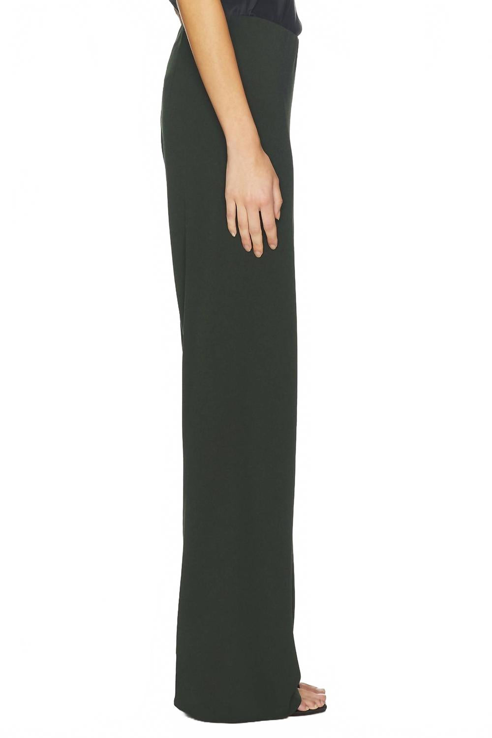 High Waist Biased Pant In Verde