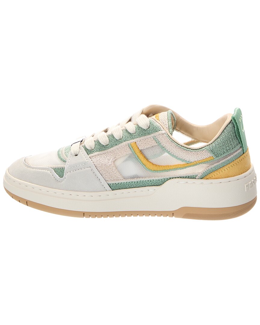Ferragamo Destiny Leather Sneaker