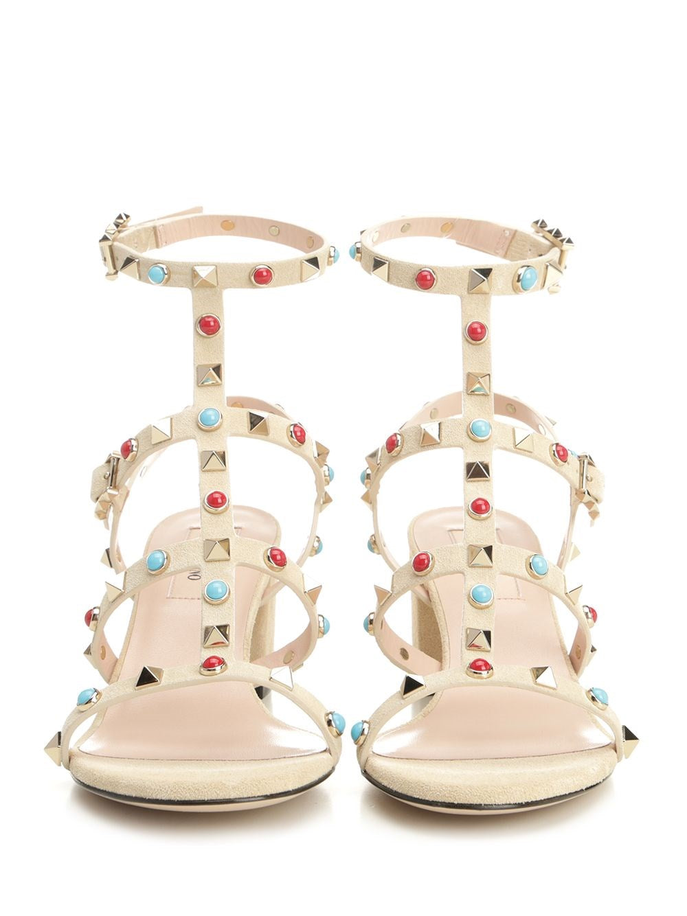 Valentino Garavani Women Rockstud Suede Sandals