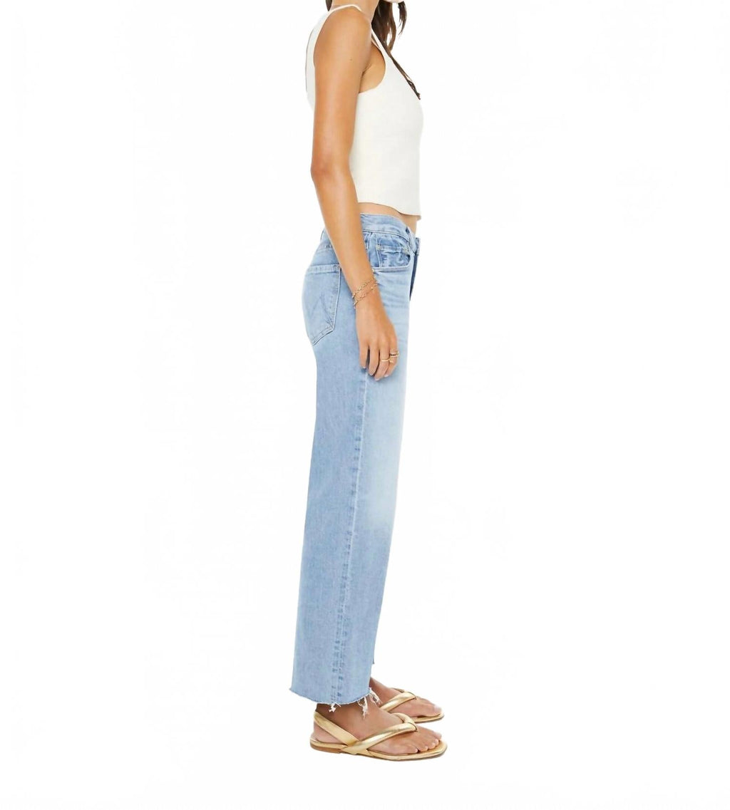 Mid Rise Rambler Zip Ankle Fray Jeans In Comeback Kid