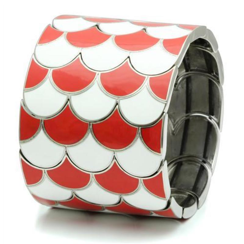 High polished (no plating) Stainless Steel Bracelet with No Stone