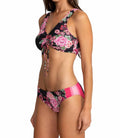 Women's Drawcord Bikini Top In Black
