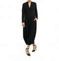 Elvira Cocoon Dress In Black