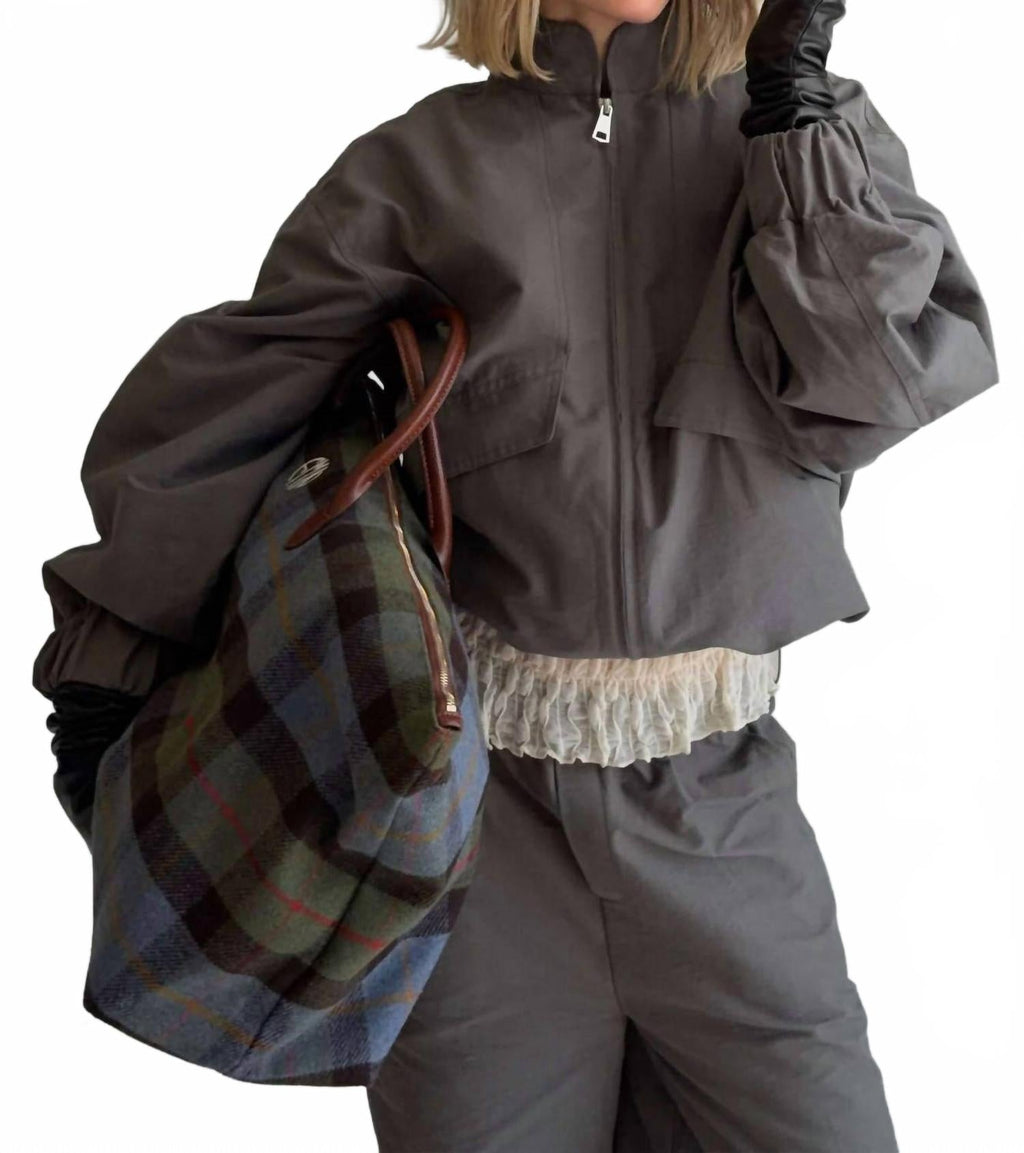 Sable Jacket In Charcoal