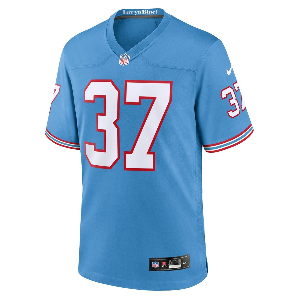 Amani Hooker Tennessee Titans Nike Oilers Throwback   Game Jersey - Light Blue